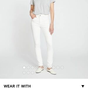 *SALE* Universal Standard White Skinny Jeans